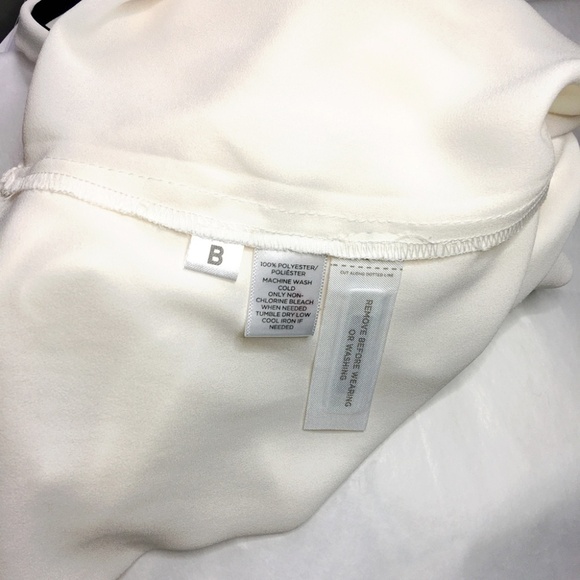 Loft Bow Tie Detail Sleeveless Blouse Button Front Top Shirt Lightweight - Picture 9 of 15